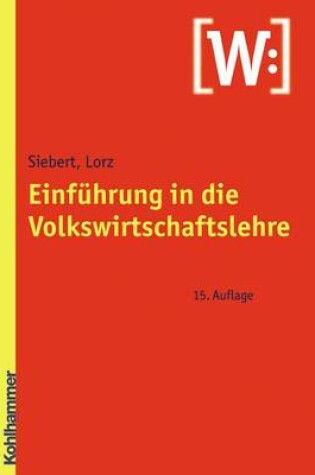 Cover of Einfuhrung in Die Volkswirtschaftslehre
