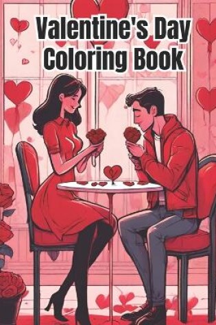 Cover of Valentine's Day Coloring Book for Adults