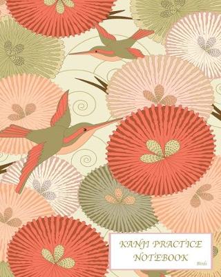 Book cover for Kanji Practice Notebook-Birds