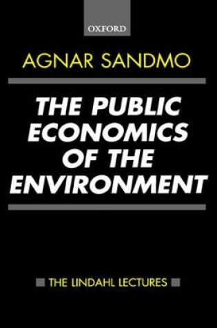 Cover of The Public Economics of the Environment