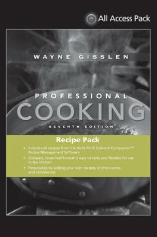 Cover of All Access Pack Recipes to Accompany Professional Cooking