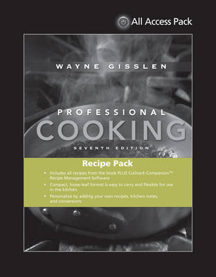 Book cover for All Access Pack Recipes to Accompany Professional Cooking