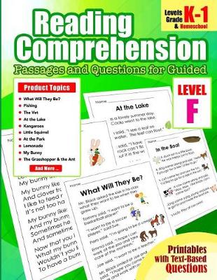 Book cover for First Grade Close Reading Comprehension Passages and Questions for Guided