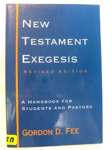 Book cover for New Testament Exegesis