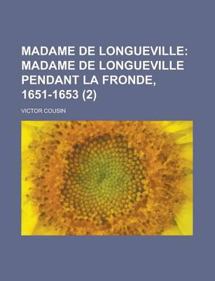 Book cover for Madame de Longueville (2)