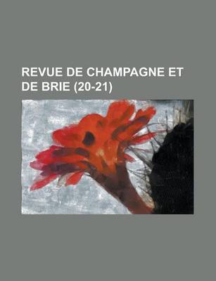 Book cover for Revue de Champagne Et de Brie (20-21)