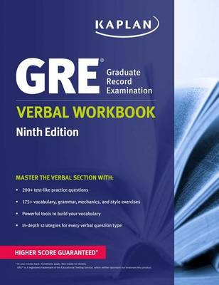 Cover of GRE Verbal Workbook