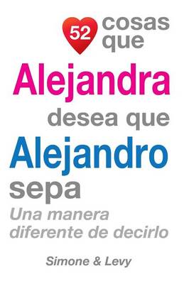 Cover of 52 Cosas Que Alejandra Desea Que Alejandro Sepa