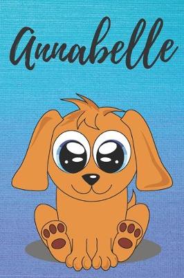 Book cover for Annabelle dog coloring book / notebook / journal / diary