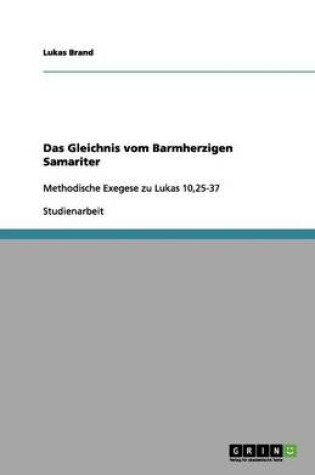 Cover of Das Gleichnis vom Barmherzigen Samariter