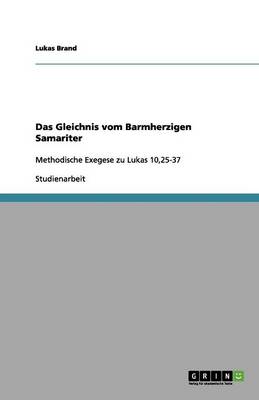 Book cover for Das Gleichnis vom Barmherzigen Samariter