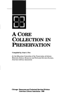 Book cover for Core Collection Preservation