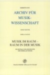 Book cover for Musik Im Raum - Raum in Der Musik.