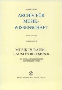 Cover of Musik Im Raum - Raum in Der Musik.