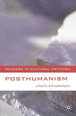 Book cover for Posthumanism