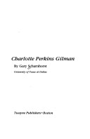 Book cover for Charlotte Perkins Gilman