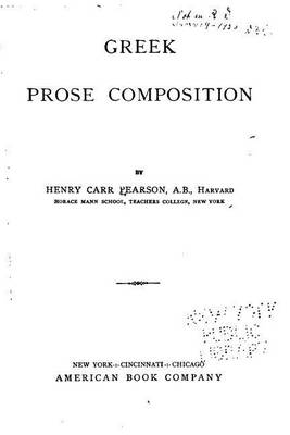 Book cover for Greek Prose Composition