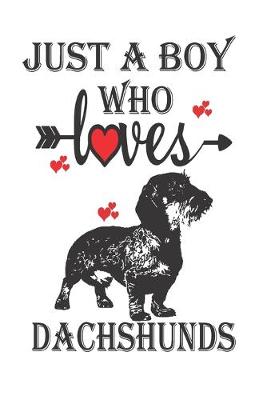 Book cover for Just a Boy Who Loves Dachshunds