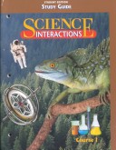 Book cover for Science Interactions 1: Sg.SE.