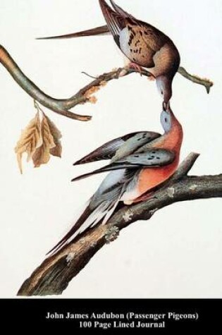 Cover of John James Audubon (Passenger Pigeons) 100 Page Lined Journal