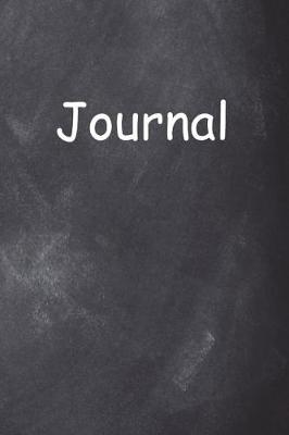 Cover of Journal Chalkboard Text Style