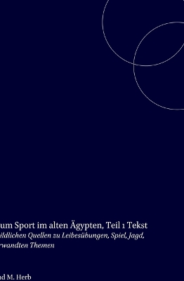 Book cover for Bildatlas zum Sport im alten AEgypten, Teil 1 Text