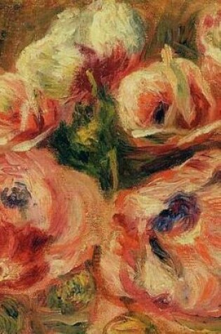 Cover of 150 page lined journal Anemones 03 Pierre Auguste Renoir