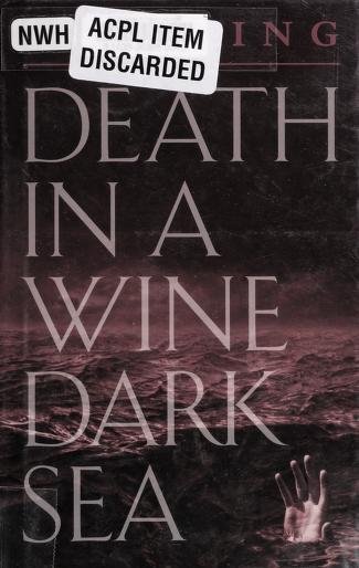 Book cover for Death in a Wine Dark Sea