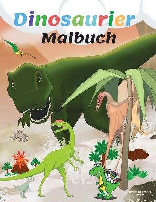 Book cover for Dinosaurier Malbuch für Kinder