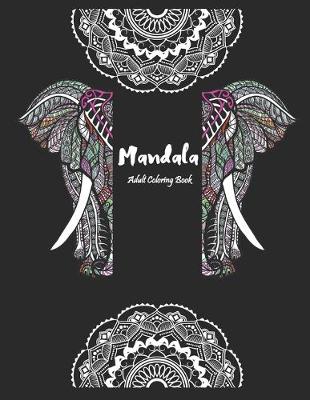 Book cover for Mandala Adult Coloring Book