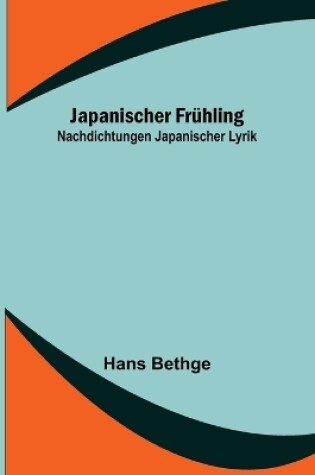Cover of Japanischer Frühling