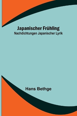 Book cover for Japanischer Frühling