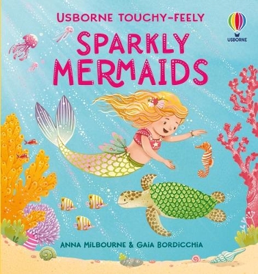 Book cover for Touchy-Feely Sparkly Mermaids