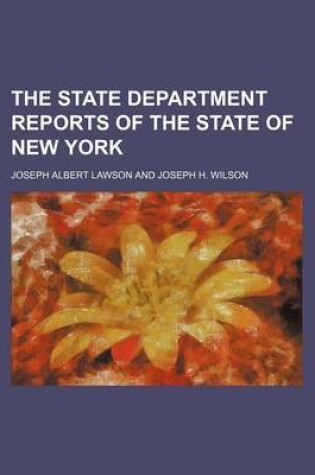 Cover of The State Department Reports of the State of New York (Volume 25, Nos. 155-162)