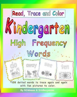 Book cover for Read, Trace and Color Kindergarten High Frequency Words