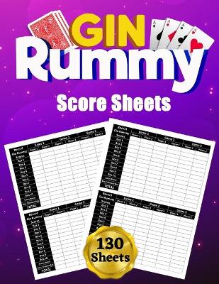 Book cover for Gin Rummy Score Sheets