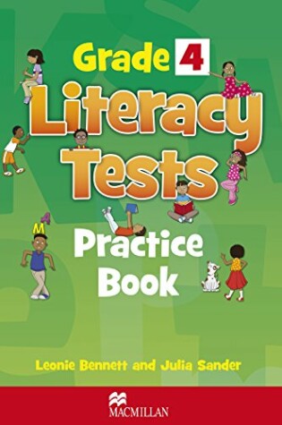 Cover of Grade 4 Literacy Tests Practice Book for Jamaica
