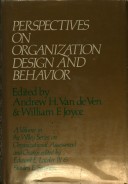 Cover of Perspectives on Organization Design and Behaviour