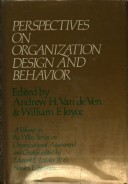 Book cover for Perspectives on Organization Design and Behaviour