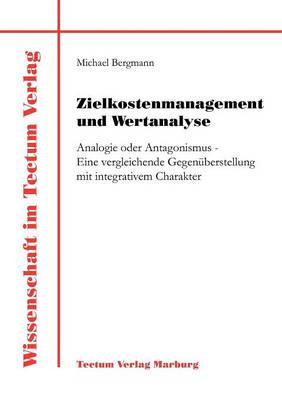 Book cover for Zielkostenmanagement und Wertanalyse