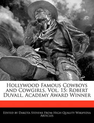 Book cover for Hollywood Famous Cowboys and Cowgirls, Vol. 15