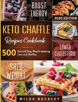 Book cover for Keto Chaffle Recipes Cookbook #2020