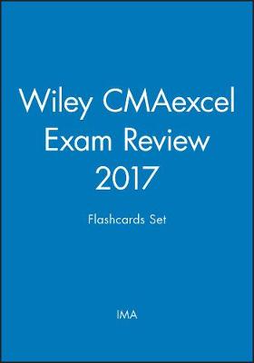 Book cover for Wiley CMAexcel Exam Review 2017 Flashcards Set