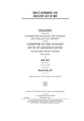 Book cover for Piracy Deterrence and Education Act of 2003