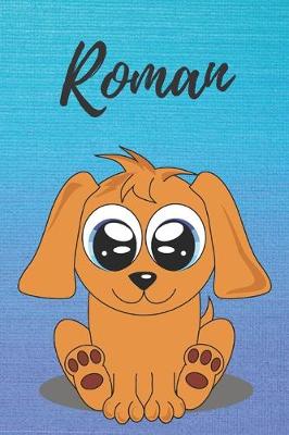 Book cover for Roman dog coloring book / notebook / journal / diary