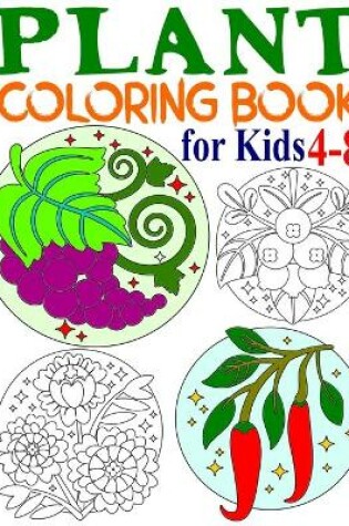 Cover of Plant Coloring Book for Kids