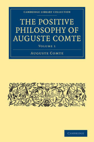 Cover of The Positive Philosophy of Auguste Comte 2 Volume Paperback Set