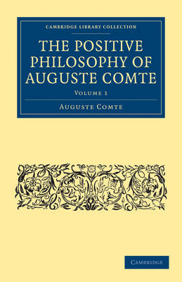 Cover of The Positive Philosophy of Auguste Comte 2 Volume Paperback Set