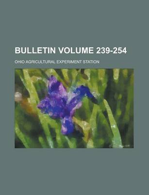 Book cover for Bulletin Volume 239-254