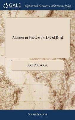 Book cover for A Letter to His G-E the D-E of B- -D
